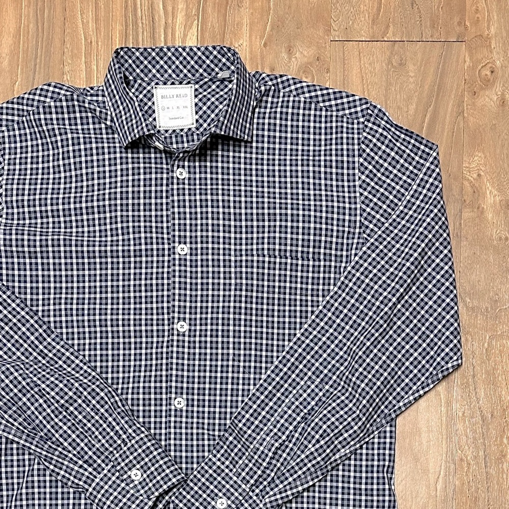 **Billy Reid** Standard Cut Button Down Size Small - image 1